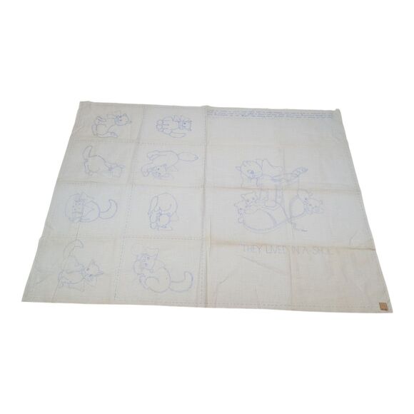 Other - Vintage Kitty Cat Cute Fun Boot Transfer Patterns, MCM‎ Iron On Transfers, 1960s